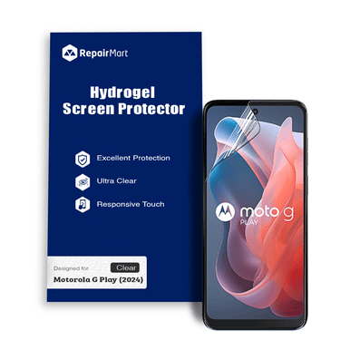 Full Coverage Ultra HD Premium Hydrogel Screen Protector Fit For Motorola G Play (2024)